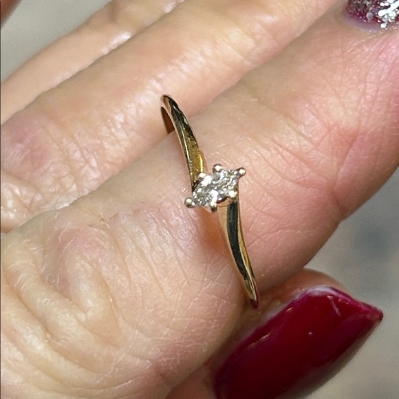 Jewelry - 297652 14k yg marque diamond Elegant Gold Women's Ring